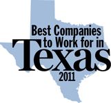 Best Companies to Work for in Texas for 2011.