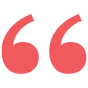 open quote icon